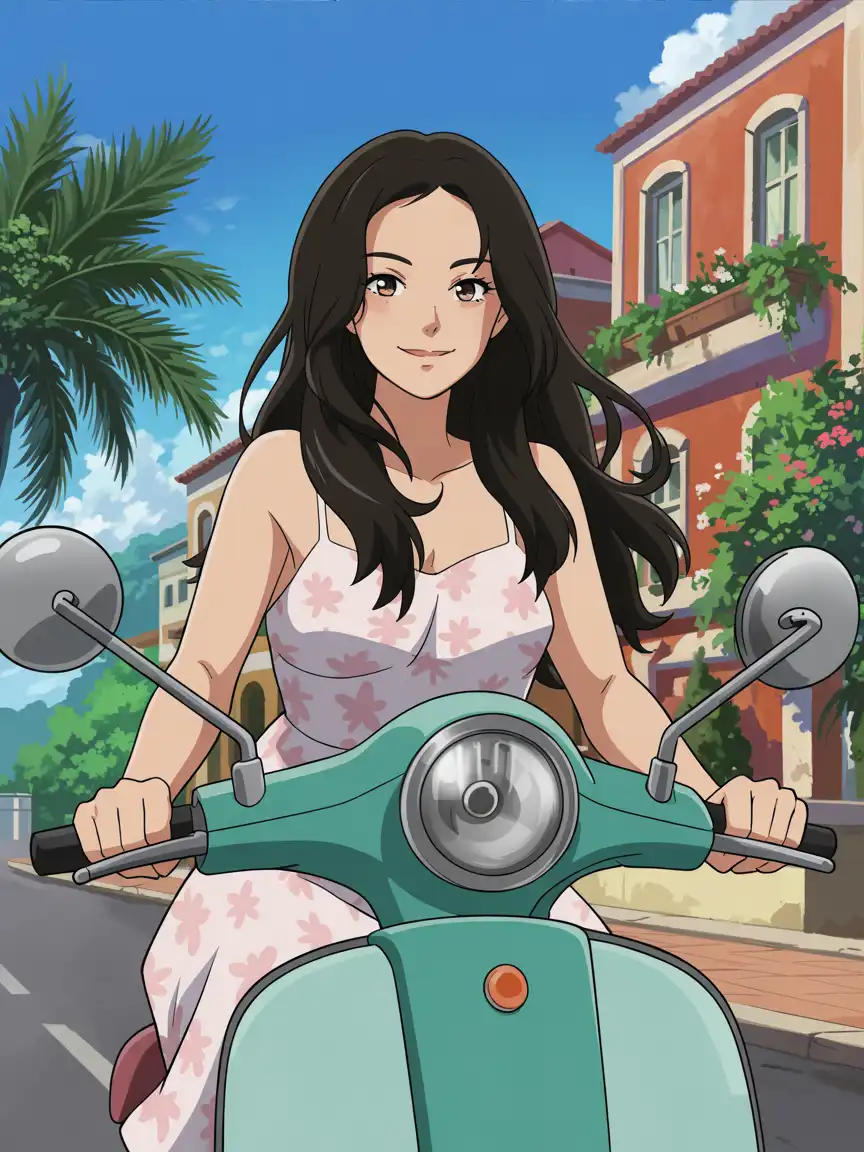 Scooter Anime Portrait